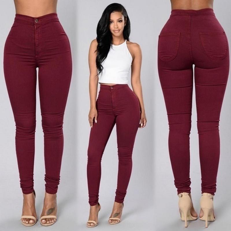 High Waist Pencil Pants - Veira Trending Shop