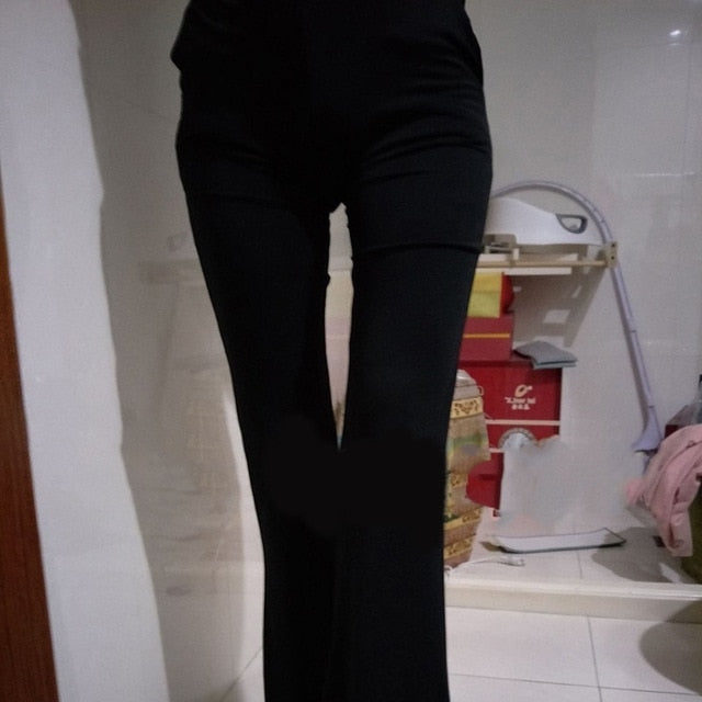 Elegant Striped High Waist Pants - Veira Trending Shop