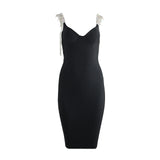 Tassel Sleeve Slip Bandage Dress - Veira Trending Shop