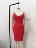 Tassel Sleeve Slip Bandage Dress - Veira Trending Shop