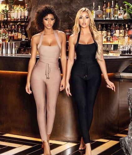 Bandage Party Jumpsuit - Veira Trending Shop