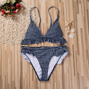 Sexy Plaid Bikini Set - Veira Trending Shop