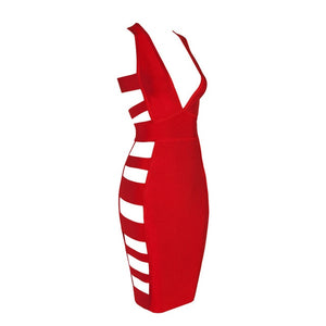 Sexy Midi Bandage Dress - Veira Trending Shop