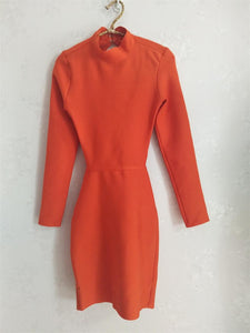 Long Sleeve Sexy Bandage Dress - Veira Trending Shop