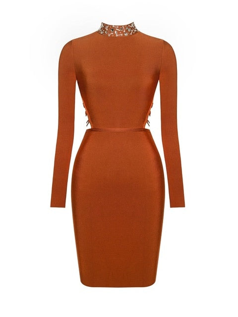 Long Sleeve Sexy Bandage Dress - Veira Trending Shop