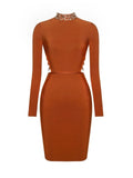 Long Sleeve Sexy Bandage Dress - Veira Trending Shop