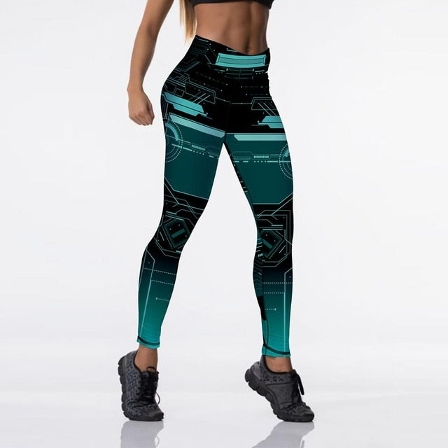 Digital Printed Leggings - Veira Trending Shop
