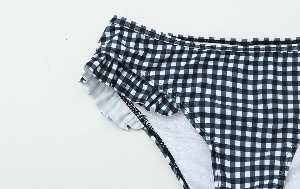Sexy Plaid Bikini Set - Veira Trending Shop