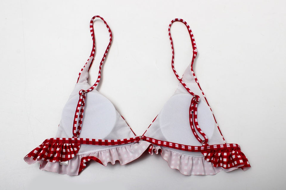 Sexy Plaid Bikini Set - Veira Trending Shop