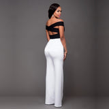 High Waist Pants with Botton Decor - Veira Trending Shop