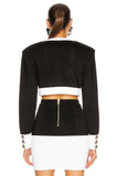 Patchwork Black White 2 Pieces Sets - Veira Trending Shop