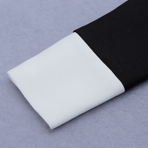 Patchwork Black White 2 Pieces Sets - Veira Trending Shop