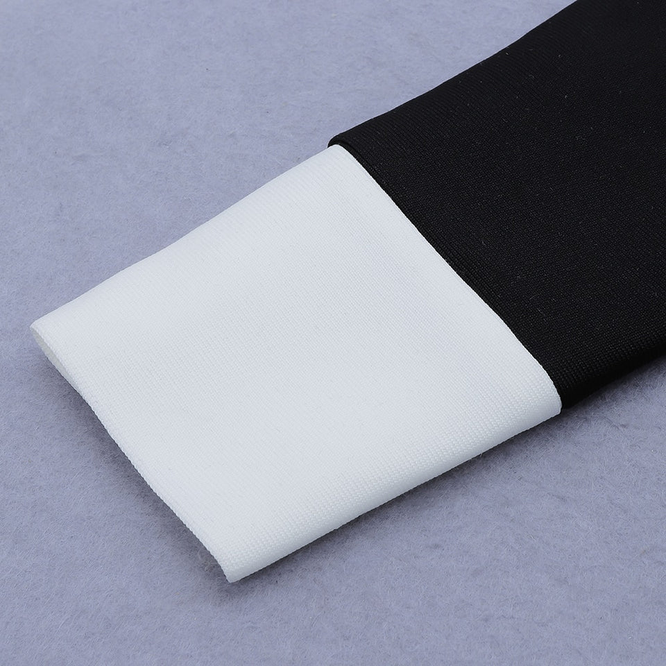 Patchwork Black White 2 Pieces Sets - Veira Trending Shop