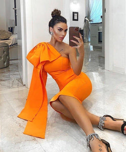 One Shoulder Bandage Dress - Veira Trending Shop