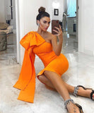 One Shoulder Bandage Dress - Veira Trending Shop