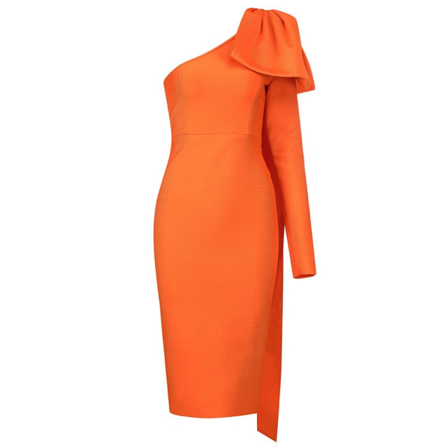 One Shoulder Bandage Dress - Veira Trending Shop