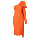 One Shoulder Bandage Dress - Veira Trending Shop