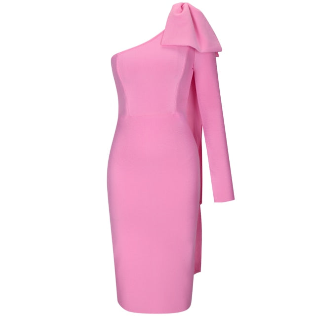 One Shoulder Bandage Dress - Veira Trending Shop
