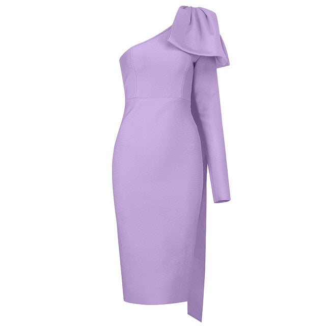 One Shoulder Bandage Dress - Veira Trending Shop
