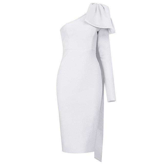 One Shoulder Bandage Dress - Veira Trending Shop