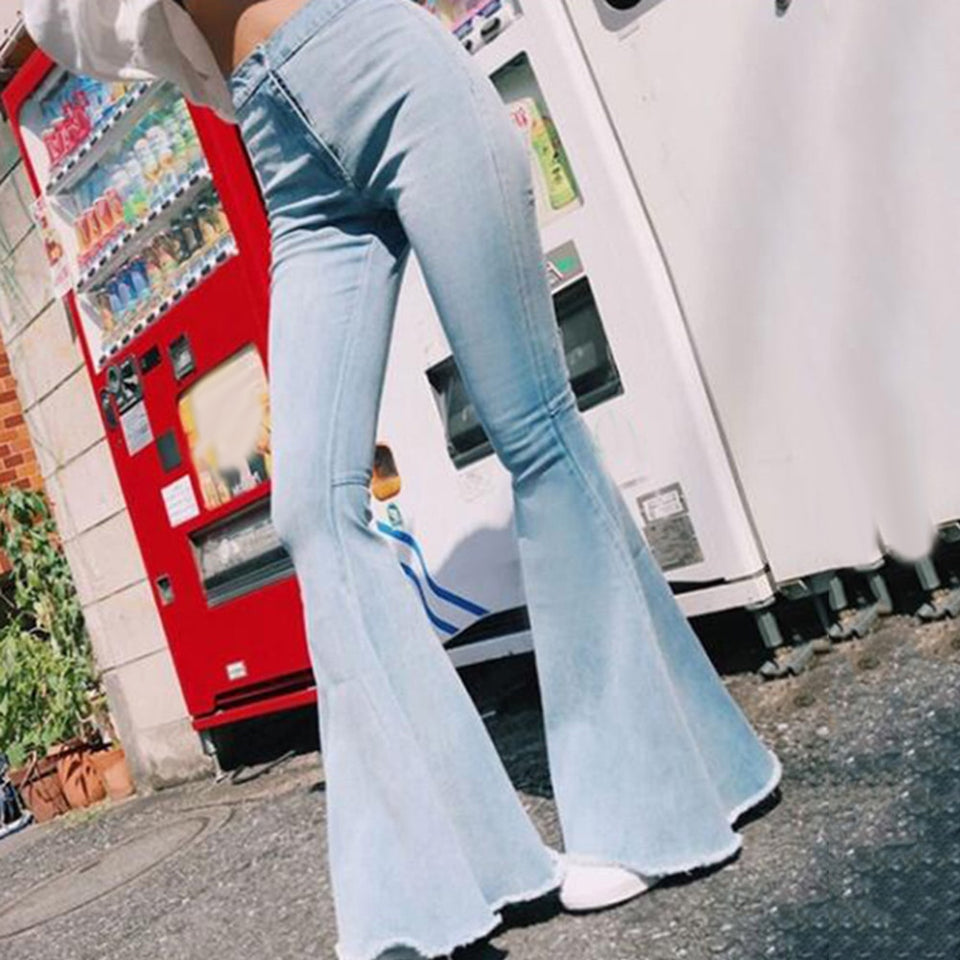 High Waist Flare Jeans - Veira Trending Shop