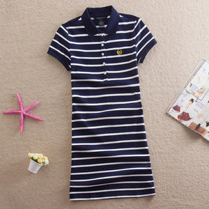 Striped T Shirt Dresses - Veira Trending Shop