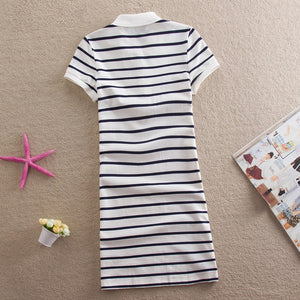 Striped T Shirt Dresses - Veira Trending Shop