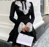 Bell Sleeve Ruffles Dress - Veira Trending Shop