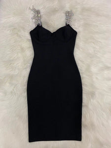 Tassel Sleeve Slip Bandage Dress - Veira Trending Shop