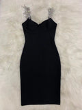 Tassel Sleeve Slip Bandage Dress - Veira Trending Shop