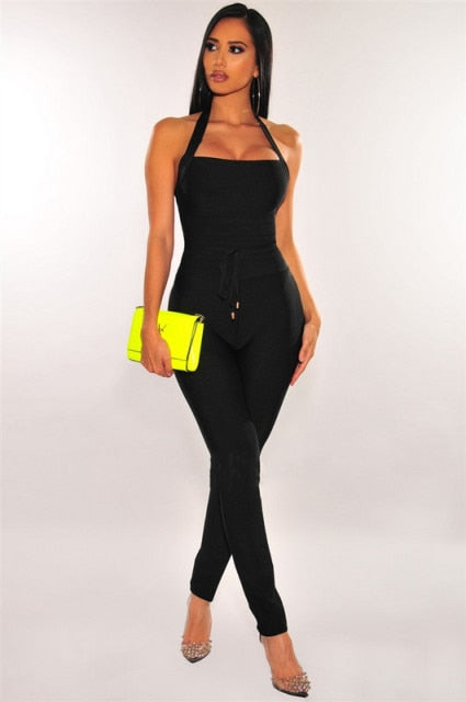 Bandage Party Jumpsuit - Veira Trending Shop