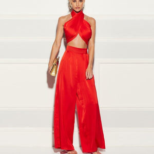 Sexy Satin Pants Set - Veira Trending Shop