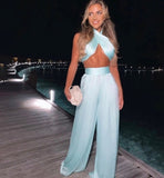 Sexy Satin Pants Set - Veira Trending Shop