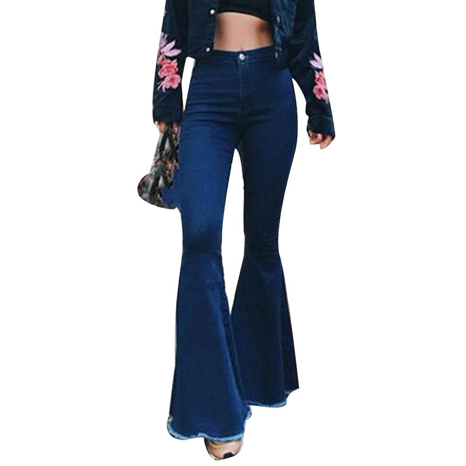 High Waist Flare Jeans - Veira Trending Shop