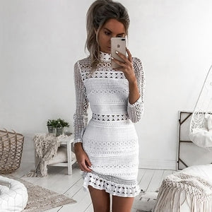 Elegant Short Mini Dress - Veira Trending Shop