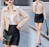 Faux Leather Outwear Blazer - Veira Trending Shop