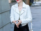 Faux Leather Outwear Blazer - Veira Trending Shop