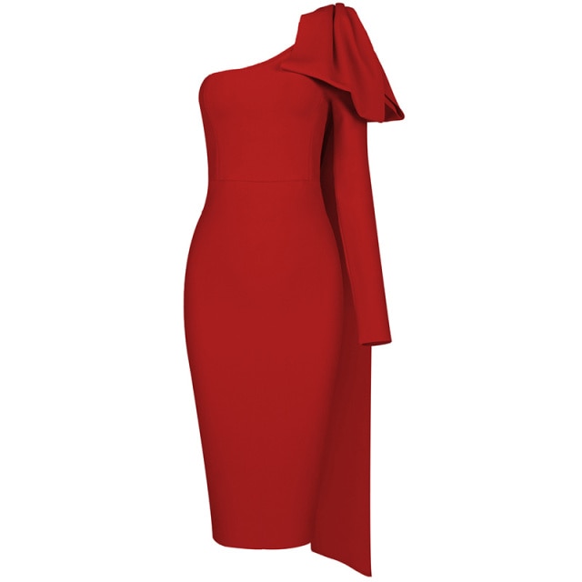 One Shoulder Bandage Dress - Veira Trending Shop