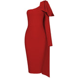 One Shoulder Bandage Dress - Veira Trending Shop