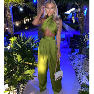 Sexy Satin Pants Set - Veira Trending Shop