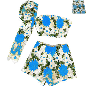 Puff Sleeve Top & Short Set - Veira Trending Shop