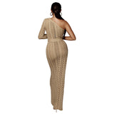 High Slit Knitted Dress - Veira Trending Shop