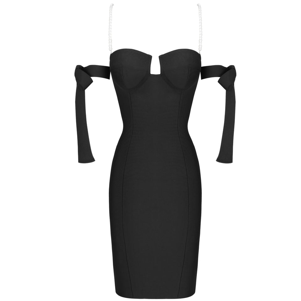 Off Shoulder Bandage Dress - Veira Trending Shop