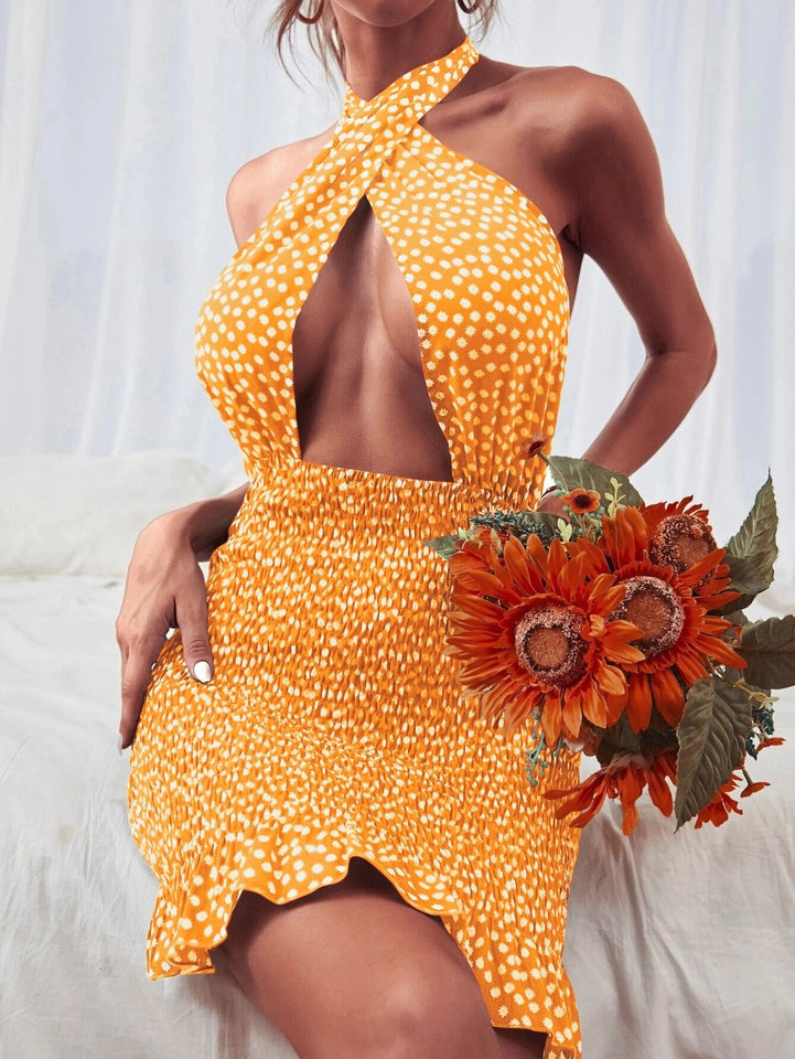 Backless Tie Up Sundress - Veira Trending Shop