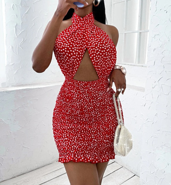 Backless Tie Up Sundress - Veira Trending Shop