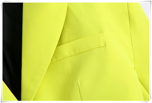 Hollow Out Waist Blazer Dress - Veira Trending Shop