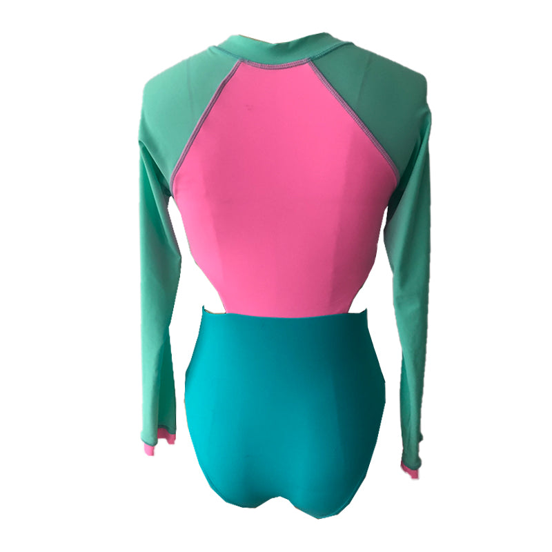 Patchwork One Piece Swimsuit - Veira Trending Shop