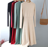 A-Line Long Sleeve Dress - Veira Trending Shop