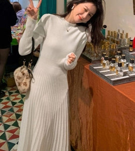 A-Line Long Sleeve Dress - Veira Trending Shop