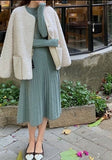 A-Line Long Sleeve Dress - Veira Trending Shop